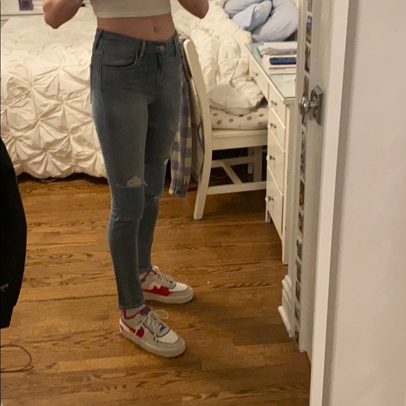 HIGH RISE LEVI PATCH JEANS - Picture 6 of 7